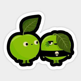 Rotten apple Sticker